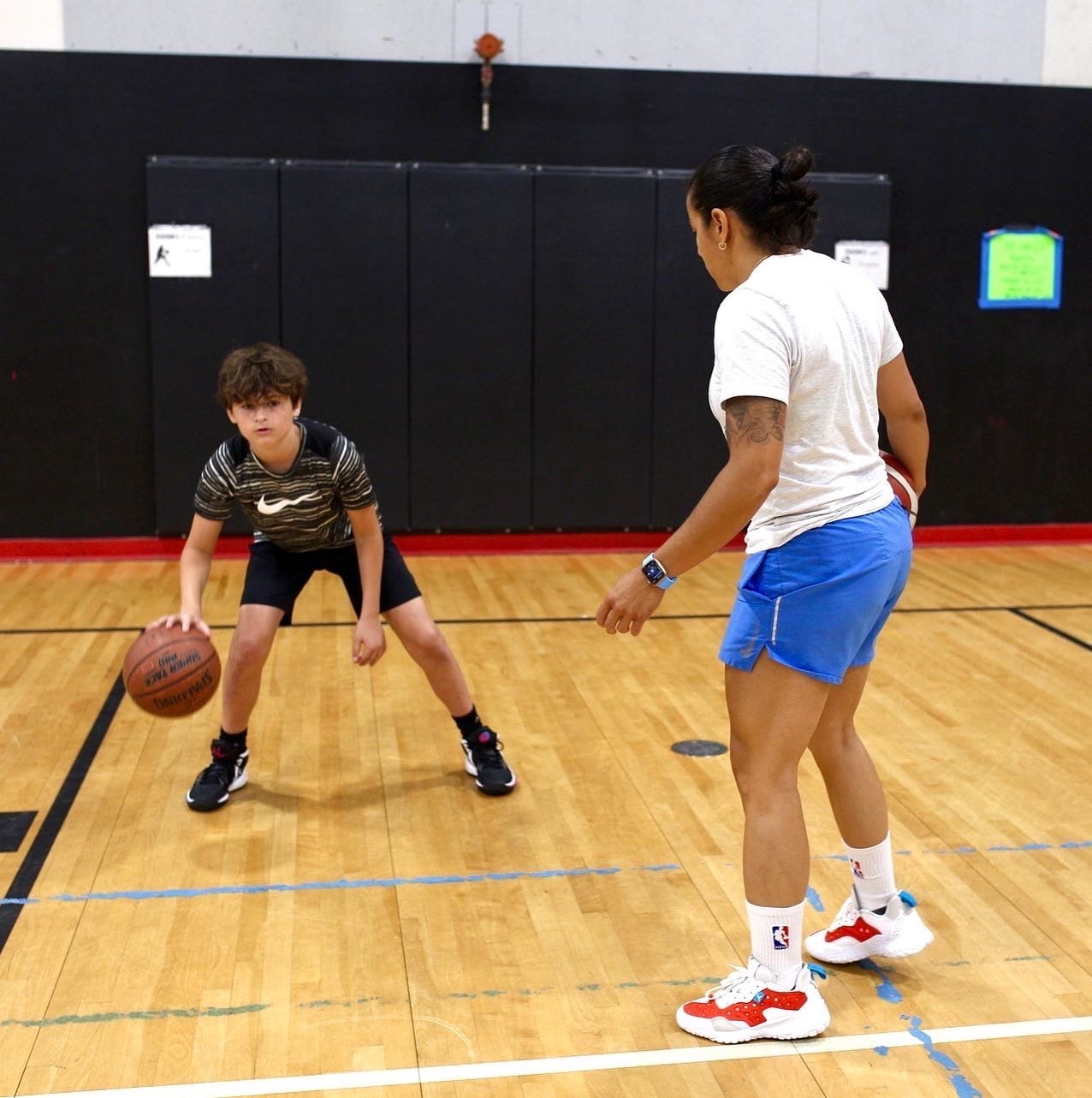 kids basketball training