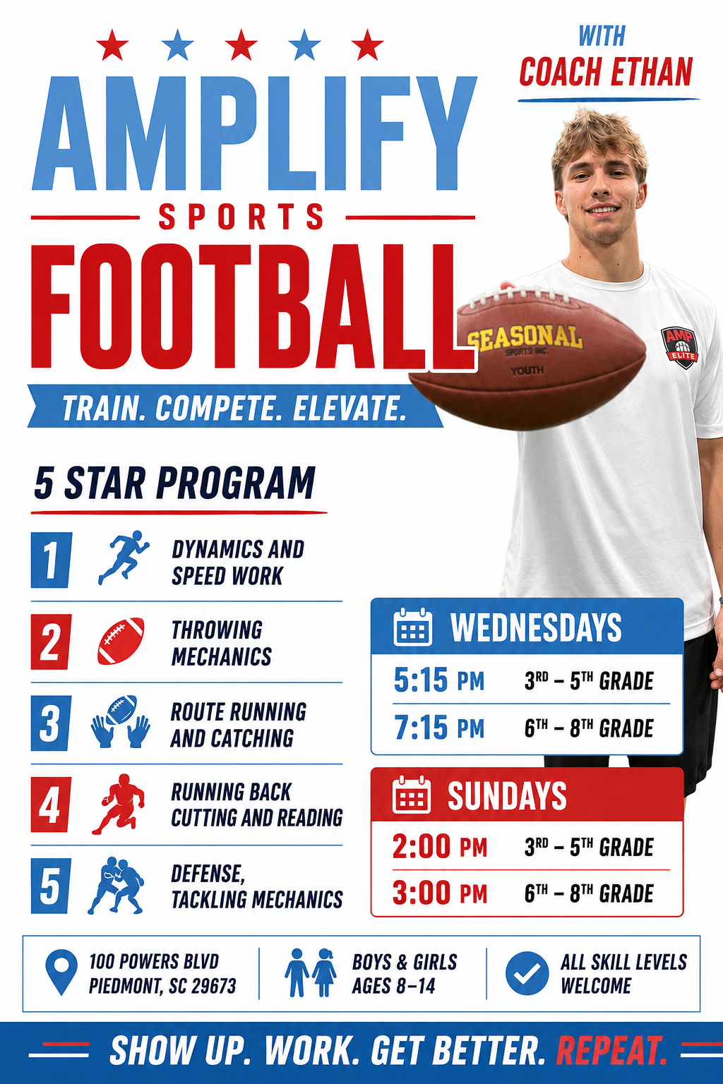 AMP Football Training at Amplify Sports